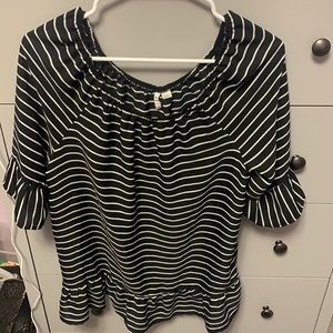 Striped blouse only worn once.